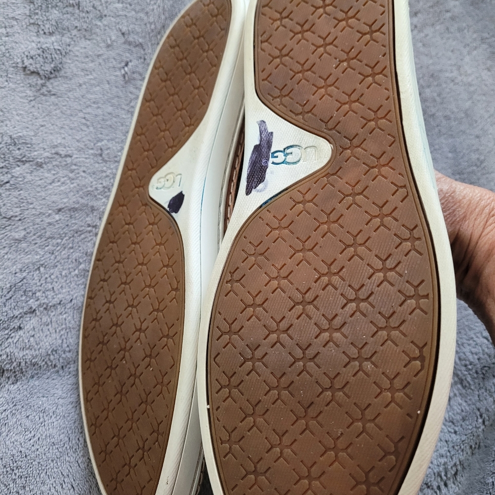 UGG Gray Knit Slip-On Shoes Size 8.5 - Picture 7 of 8